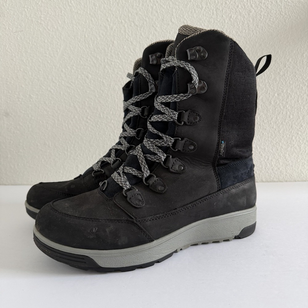 Vasque Laplander Ultradry Insulated Hiking Winter Boot Black Womens 9.5M